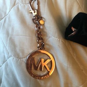 Michael Kors rose gold keychain